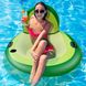 Надувний матрац для плавання зі спинкою і підстаканником Herefun Inflatable Avocado  0855 фото 4