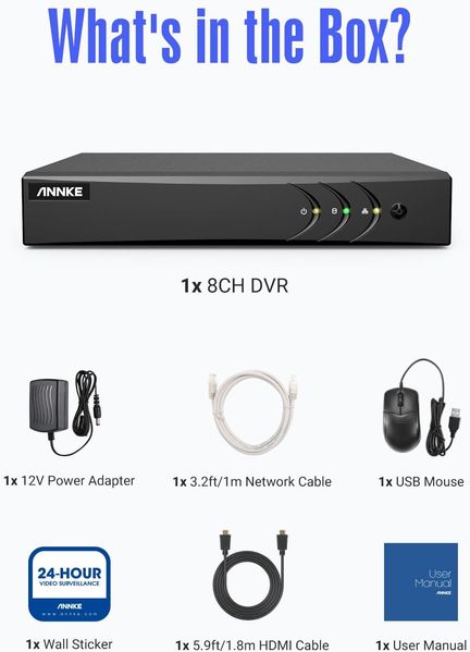 5 канальний DVR відеореєстратор ANNKE 3K Lite H.265+ 1582 фото