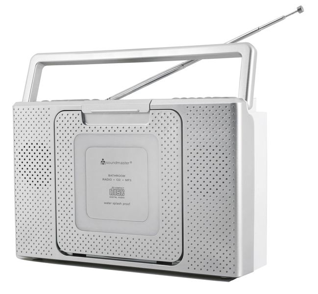 CD/MP3-радіо для ванної кімнати із IPX4 захистом від бризок Soundmaster BCD480 m009 фото