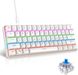 Компактная проволочная механическая клавиатура Snpurdiri с подсветкой RGB, 61 клавиша 1515 фото 1
