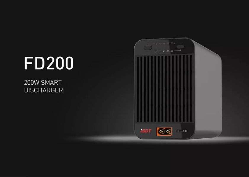 Зарядное устройство ISDT FD-200, 200W 25A разрядное устройство с беспроводным управлением для 2-8S батарей 0180 фото