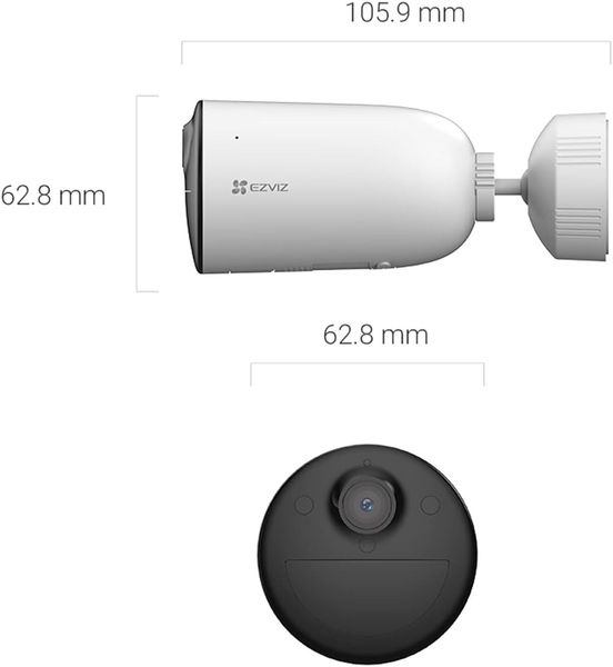 Система видеонаблюдения EZVIZ HB3-2 2K с 2 камерами Wifi 5200 мАч 1565 фото