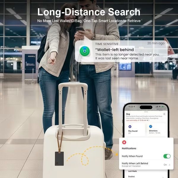 Ультратонкая карта трекер для Apple Find My T4057 фото
