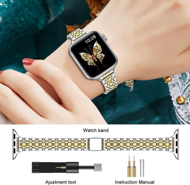 Металевий ремінець MioHHR для Apple Watch  T2280 фото