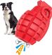 Жувальна іграшка для собак з натуральног каучуку, червона 0926 фото 1