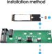 Карта адаптера ELUTENG M.2 NGFF — SATA B Key / B & M Key SSD Converter NGFF M2 0740 фото 2