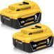 Комплект акумуляторних батарей для Dewalt DCB184/DCB182/DCB181/DCB180/DCB201/DCB200/DCB204 T2257 фото 1