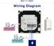 Програмований термостат для газового котла Beok BOT-313 WiFi, сенсорний дисплей, білий 0466 фото 3