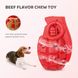 Жувальна іграшка для собак з натуральног каучуку, червона 0926 фото 4