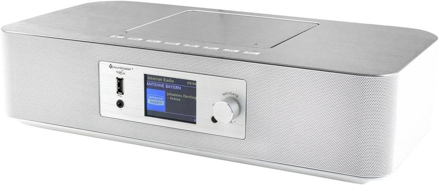 Музичний центр з інтернет-радіо Soundmaster ICD2020WE DAB+ FM-радіо, CD-MP3, Bluetooth, білий 2020WE  фото