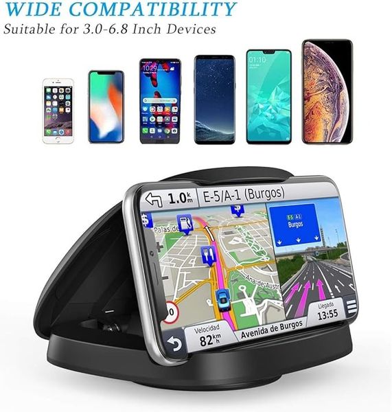 Складнийй автомобільний тримач для мобільного телефону, Awelbuy 360°, для приладової панелі 0003 фото