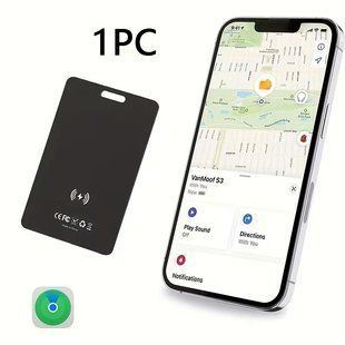Бездротовий трекер у формі картки для Apple iOS сумісний з додатком Find My T3880 фото