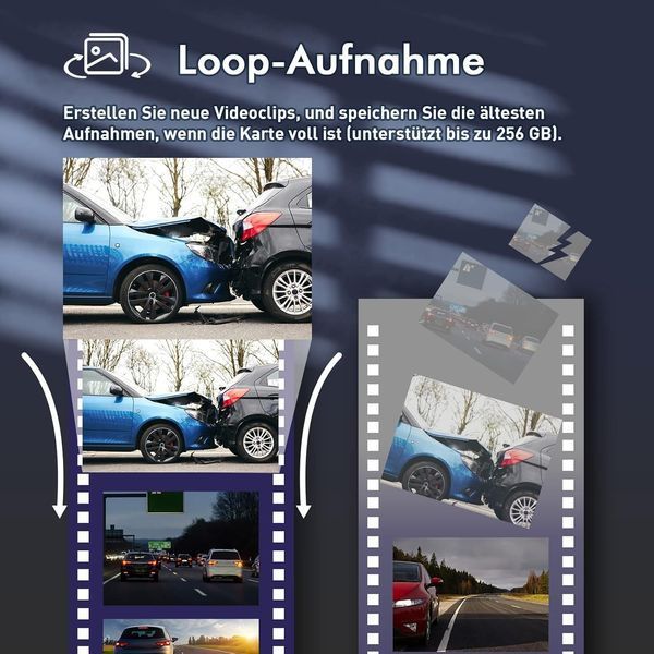 Автомобільний відеореєстратор KAWA MINI3-B D6 2K WiFi T1330 фото