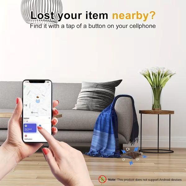 Бездротовий трекер у формі картки для Apple iOS сумісний з додатком Find My T3880 фото