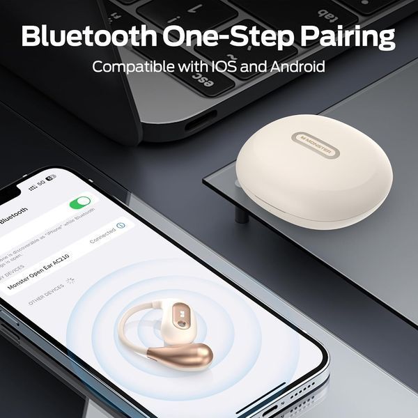 Навушники Monster Open Ear AC210 Bluetooth 5.4 зі стереозвуком T1678 фото