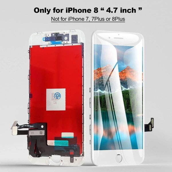 Замінний РК-екран для iPhone 8  A1905 A1906 (білий) T2131 фото
