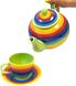 Чайник керамический Windhorse Rainbow Stripe объемом 2 литра 0939 фото 5