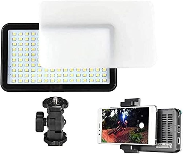 Светодиодный видеофонарь Godox LEDM150 для смартфона с держателем 1246 фото
