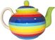 Чайник керамический Windhorse Rainbow Stripe объемом 2 литра 0939 фото 2