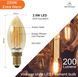 Світлодіодна лампа A23 Paul Russells LED Candle Filament Light 3 шт T2468 фото 5