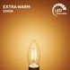 Світлодіодна лампа A23 Paul Russells LED Candle Filament Light 3 шт T2468 фото 3