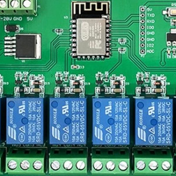 Бездротовий 8-канальний WiFi релейний модуль ESP-12F  1761 фото