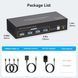 Displayport KVM-перемикач 2 ПК 2 монітори 4K 144Hz  T2722 фото 2