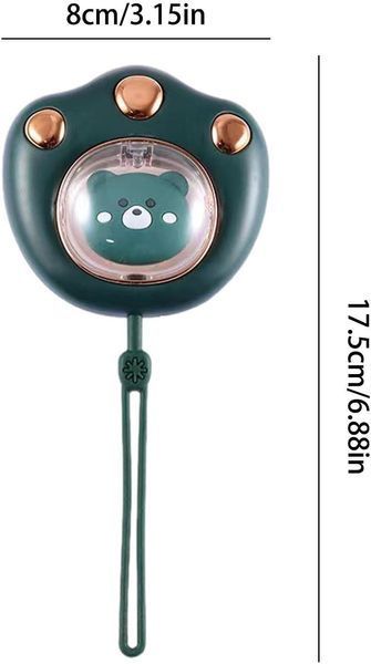 Електрична грілка для рук з акумулятором у формі лапки 2400mAh K0039 фото
