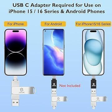 Флеш накопитель для Apple MFi 128 ГБ iPhone Photo Stick T1951 фото