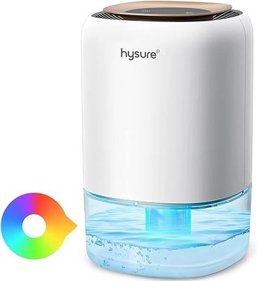 Портативный осушитель воздуха Hysure Q4 1,4л с LED-подсветкой для дома 0054 фото