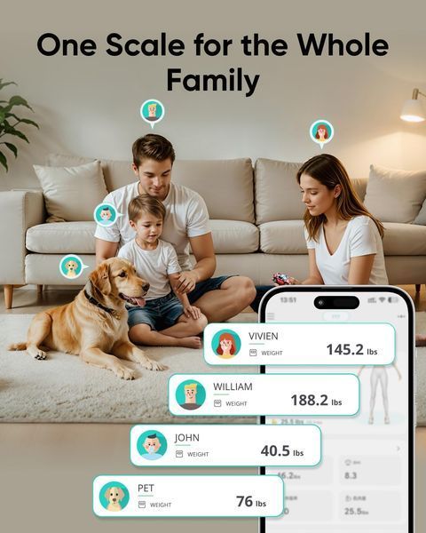 Смарт-весы eufy Smart Scale C20 с TFT-дисплеем и 16 показателями тела M3355 фото