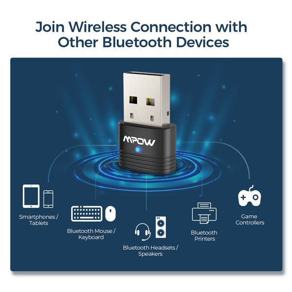 Адаптер Bluetooth для ПК Mpow BH456A  0486 фото