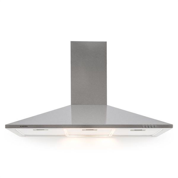 Кухонная вытяжка Klarstein TR90WS, 90 см, из нержавеющей стали, светодиодное освещение (10011486) 10011486-1 фото