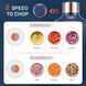 Кухонный комбайн / измельчитель продуктов Bear с 2 стеклянными чашами T0519 фото 4