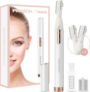 Жіночий тример для брів та обличчя PRITECH TGDE-T9-W Gold T2913 фото