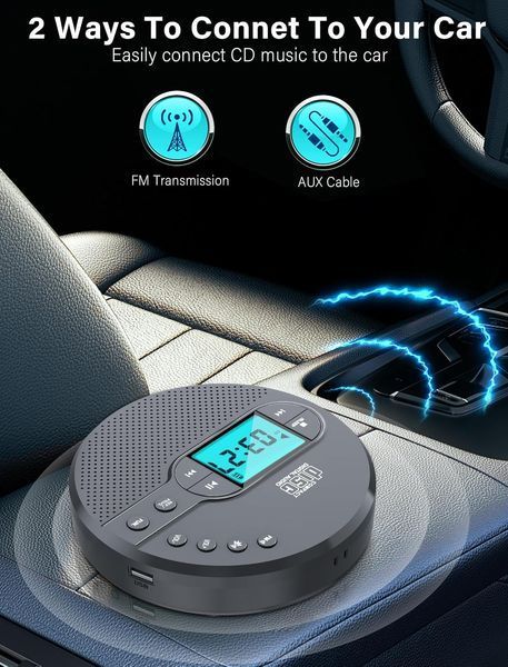 CD-програвач з Bluetooth та FM-передавачем AFU CD-35GY T1162 фото
