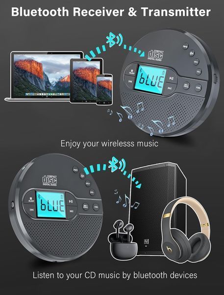 CD-програвач з Bluetooth та FM-передавачем AFU CD-35GY T1162 фото