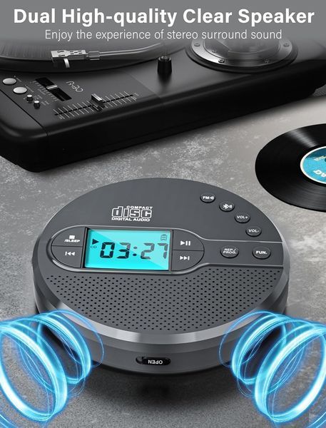 CD-програвач з Bluetooth та FM-передавачем AFU CD-35GY T1162 фото