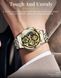Чоловічий кварцовий наручний годинник Olevs водонепроникний з ремінцем з нержавіючої сталі 0347 фото 5