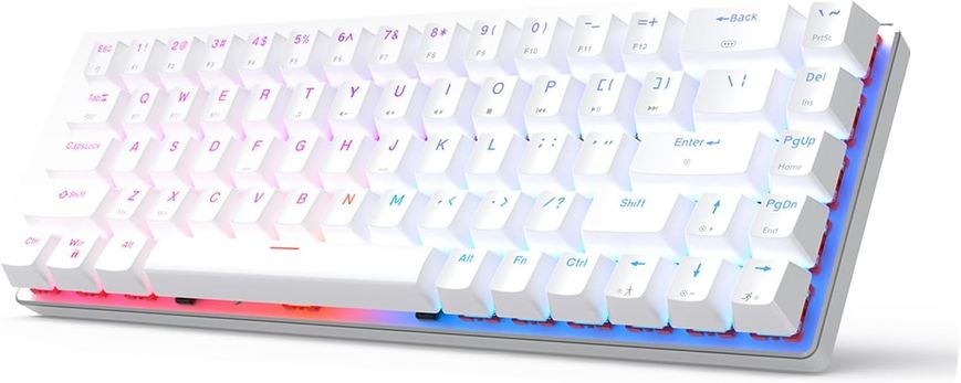 Беспроводная механическая игровая Bluetooth клавиатура CIY X79 с подсветкой RGB, 68 клавиш 1357 фото