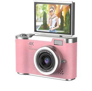 Компактний цифровий фотоапарат з поворотною камерою 48 Мп та підтримкою відео 4K M3789 фото