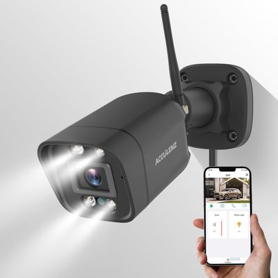Двухдиапазонная камера видеонаблюдения с ночным видением ACCULENZ 5 МП, Wi-Fi 1358 фото