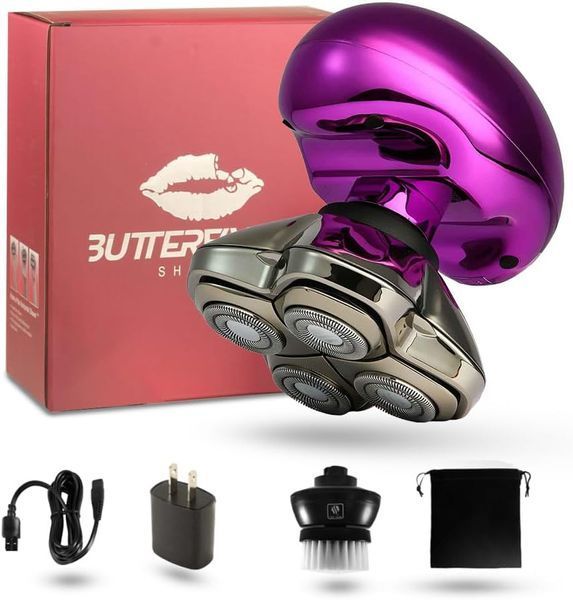 Аккумуляторная бритва Skull Shaver Butterfly Kiss Pro T1409 фото