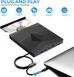 Внешний оптический привод CD DVD для ноутбуков и компьютеров Windows Mac T3884 фото 3