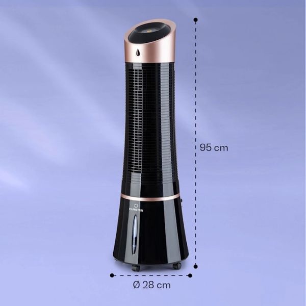 Портативний вентилятор-зволожувач Klarstein Skyscraper Ice Smart 4 в 1 WiFi 30 Вт (10040208) 10040208 фото