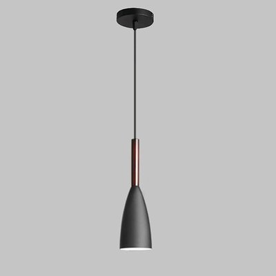 Подвесной потолочный светильник ZTWLEED E27, черный 0508 фото