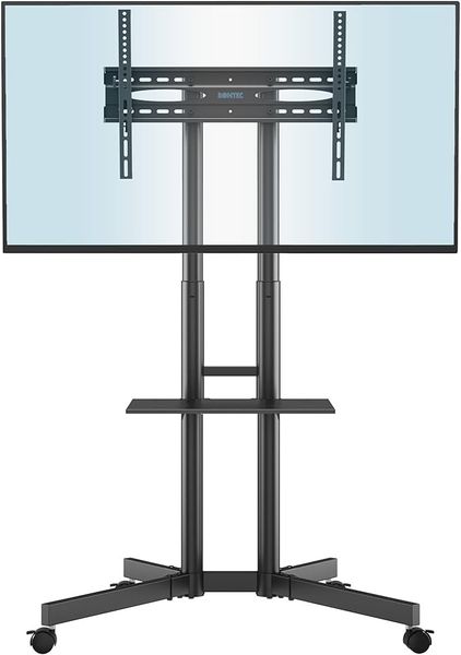 Підлогова стійка для телевізора 32-85" BONTEC з фіксатором коліс і нахилом 0058 фото