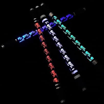 Набор вращающихся палочек CHBC с 4 шт светодиодной подсветкой (зеленая, синяя, красная, белая) 0634 фото