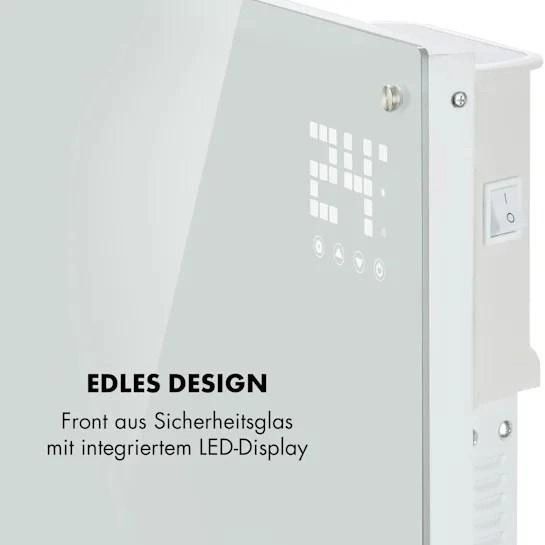 Конвекторний обігрівач Klarstein Bornholm Smart WiFi 2000 Вт, білий (10034390) 10034390 фото