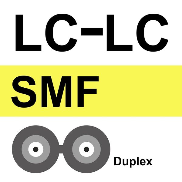 Оптичний патчкорд LC-LC OS2 10 Гбіт дуплекс 9/125 LSZH шнур для трансивера SMF SFP, жовтий, 100 метрів 0325 фото